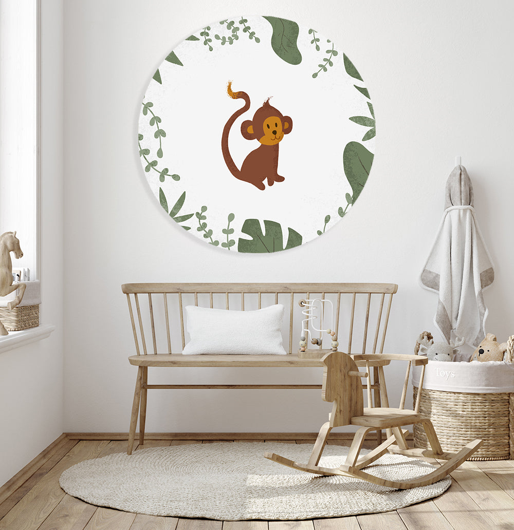 Muursticker Born to be Wild Aapje - Kinderkamer