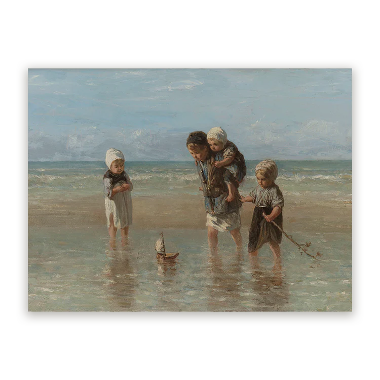 Canvas Schilderij Kinderen der Zee