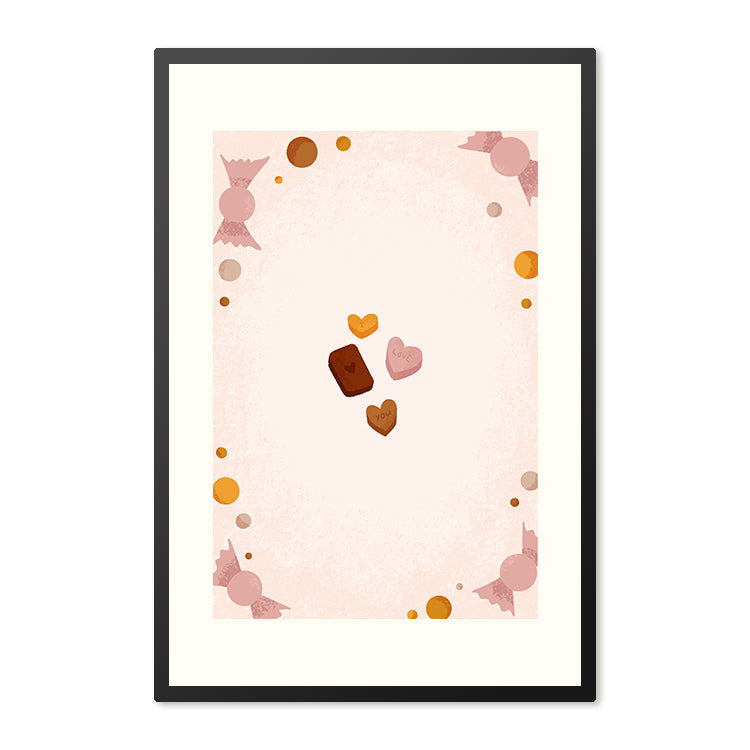 Poster in lijst Born to be Sweet Love Candy