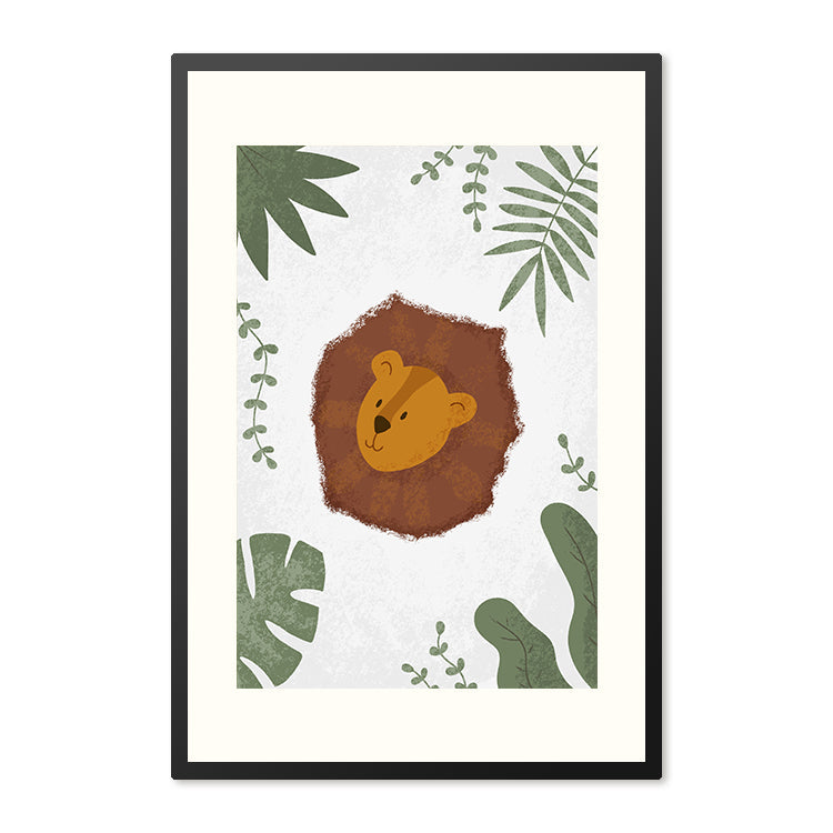 Poster in lijst Born to be Wild Leeuw