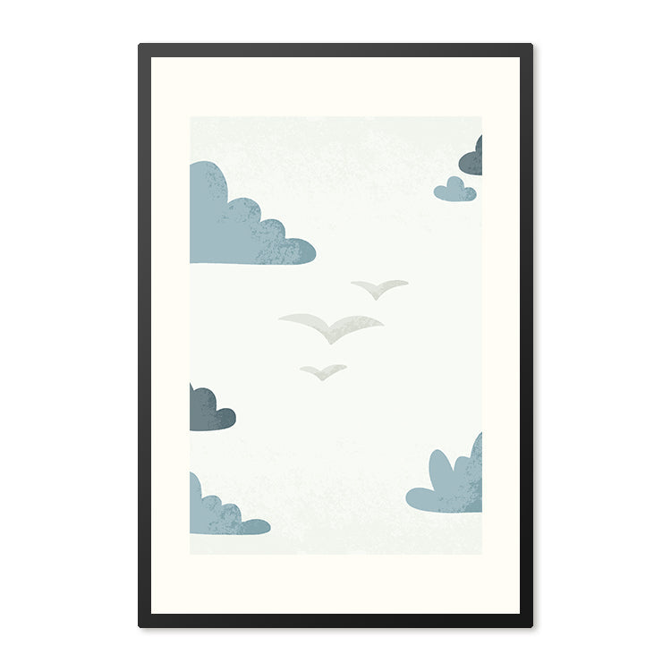 Poster in lijst Born to be Free Vogels