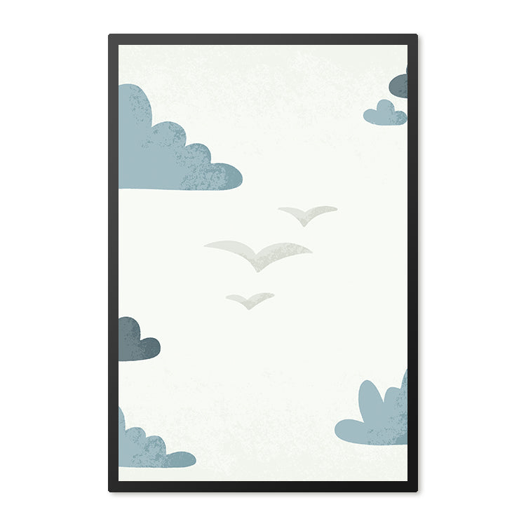 Poster in lijst Born to be Free Vogels