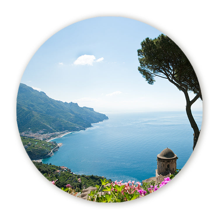 Muurcirkel Uitzicht op Amalfi