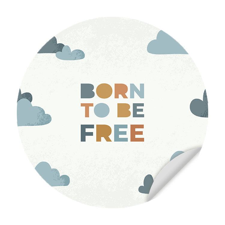 Muursticker Born to be Free - Kinderkamer