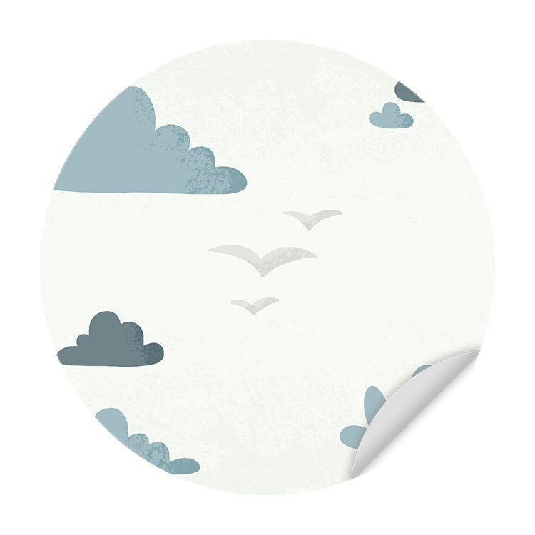 Muursticker Born to be Free Vogels - Kinderkamer - Babykamer