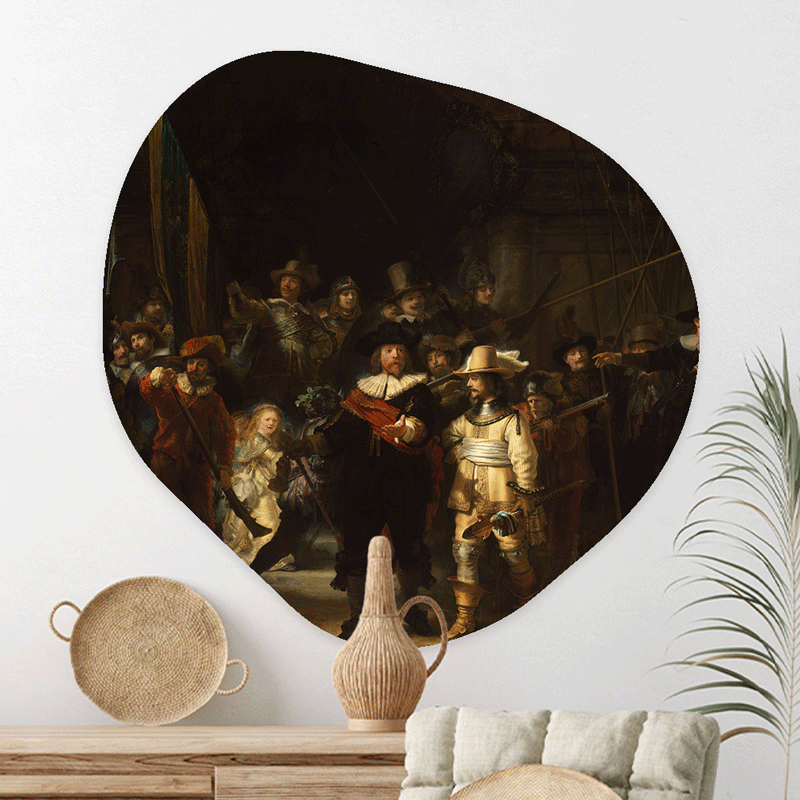 Wanddecoratie Organisch De Nachtwacht