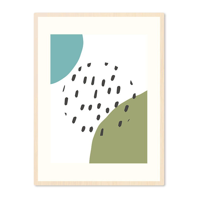 Poster in Lijst Botanic Dots