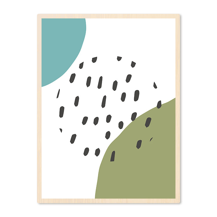 Poster in Lijst Botanic Dots