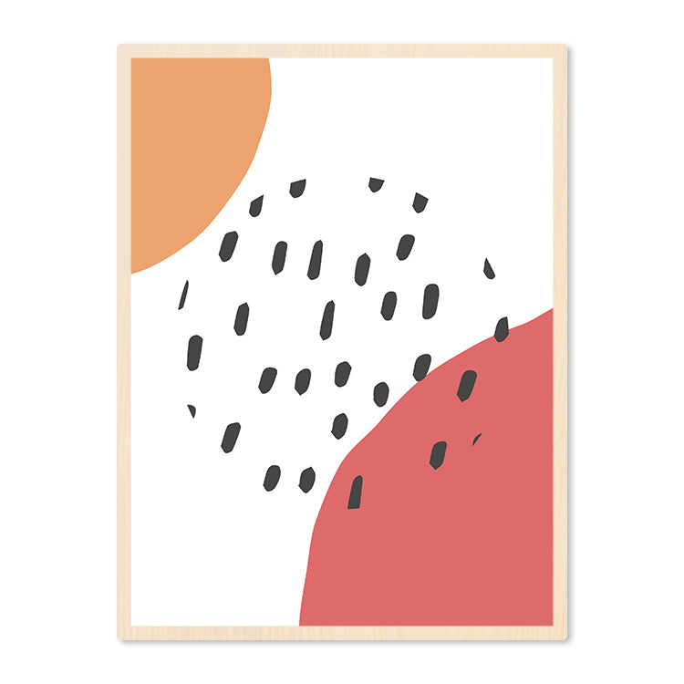Poster in Lijst Terra Dots