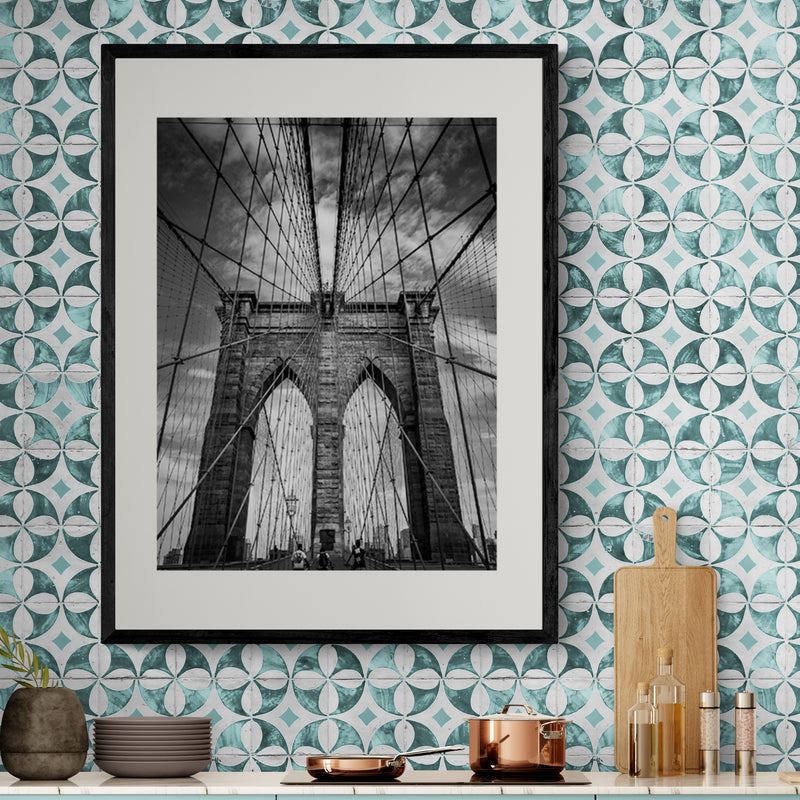 Poster in Lijst Brooklyn Bridge