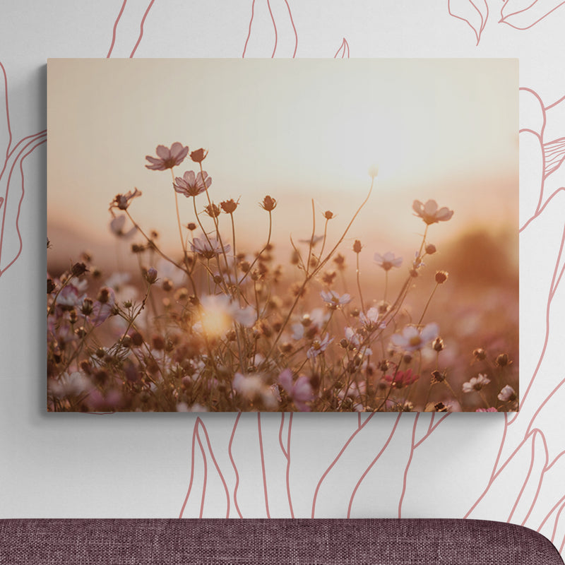Schilderij Delicate Veldbloemen