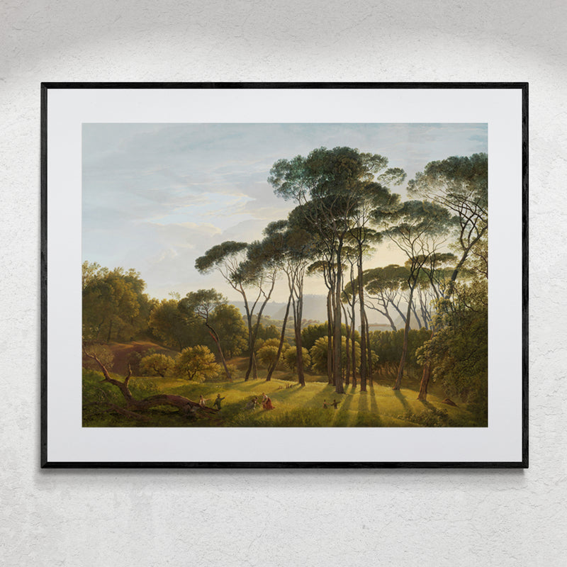 Poster in Lijst Italiaans Landschap
