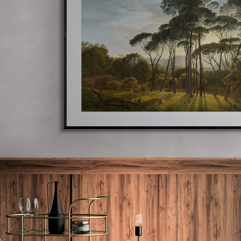 Poster in Lijst Italiaans Landschap