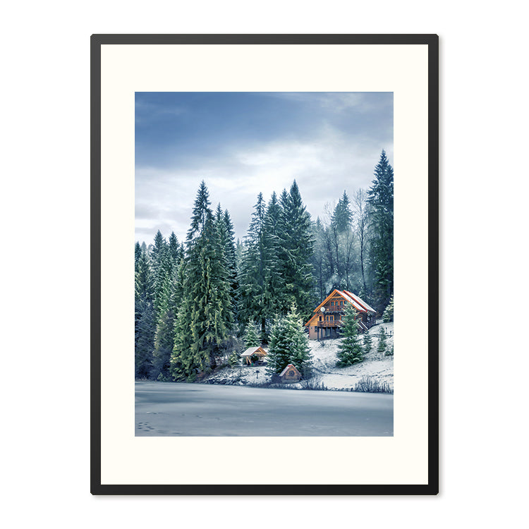 Poster in lijst Karpaten Winterwonder