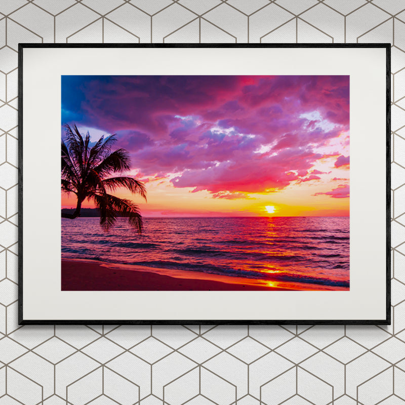 Poster in Lijst Prachtig Tropisch Strand