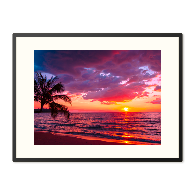 Poster in Lijst Prachtig Tropisch Strand
