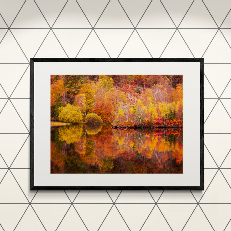 Poster in Lijst Reflecties van de Herfst