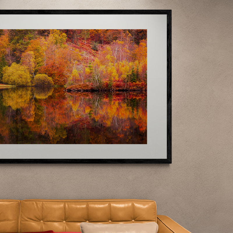 Poster in Lijst Reflecties van de Herfst