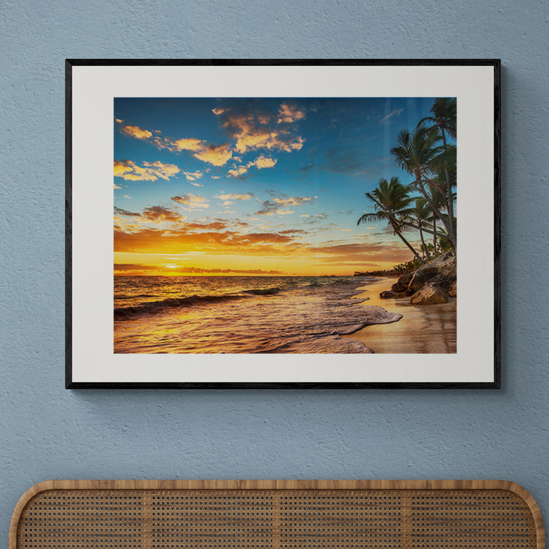 Poster in Lijst Tropisch Paradijs