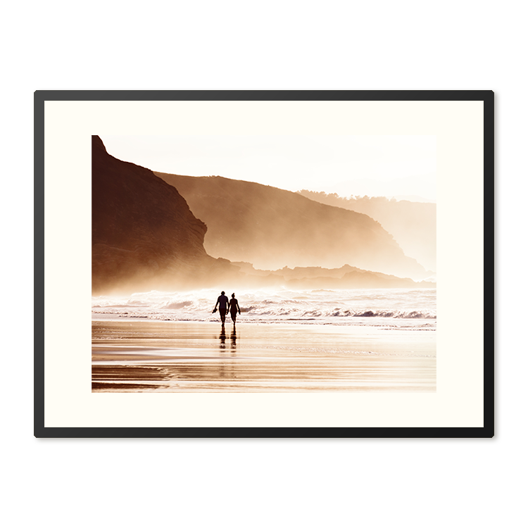 Poster in Lijst Zorgeloze Strandwandeling