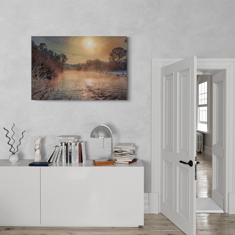 Schilderij Winterse Ochtendglans