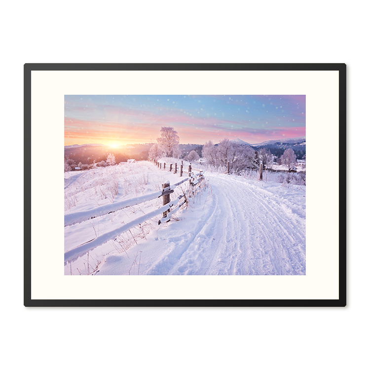 Poster in Lijst Winterweg