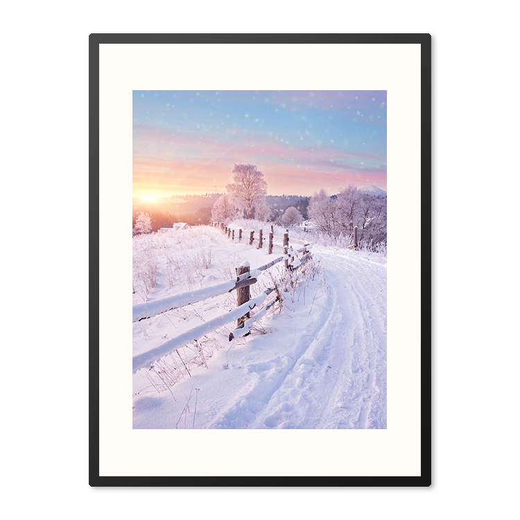 Poster in Lijst Winterweg