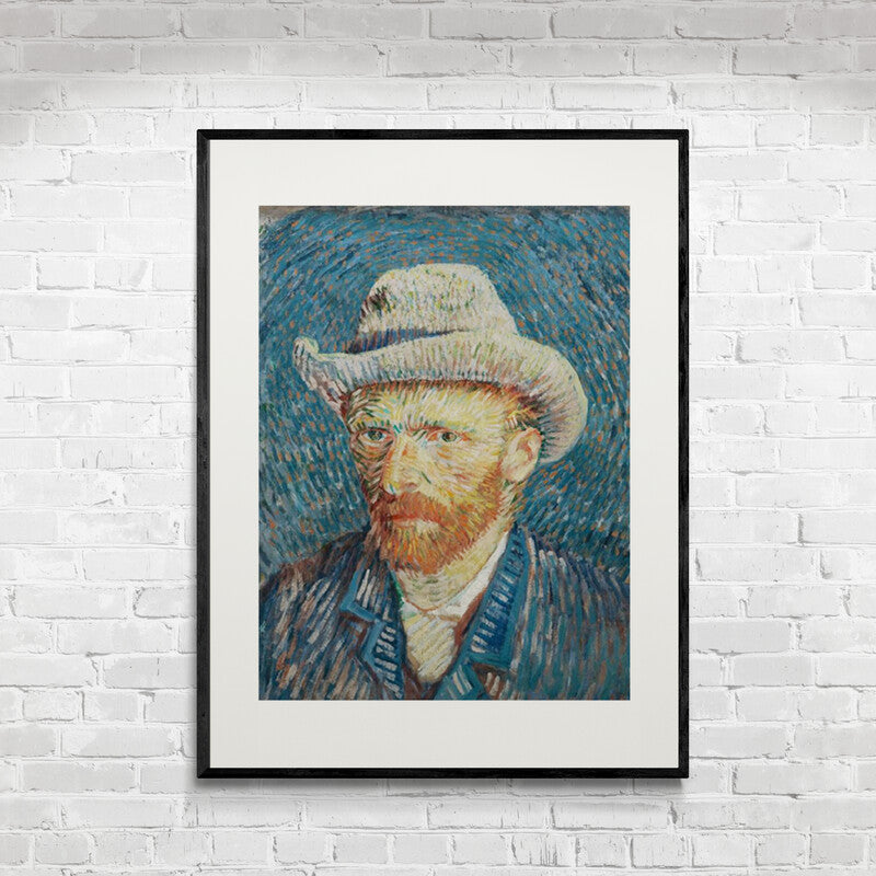 Poster in Lijst Zelfportret van Gogh