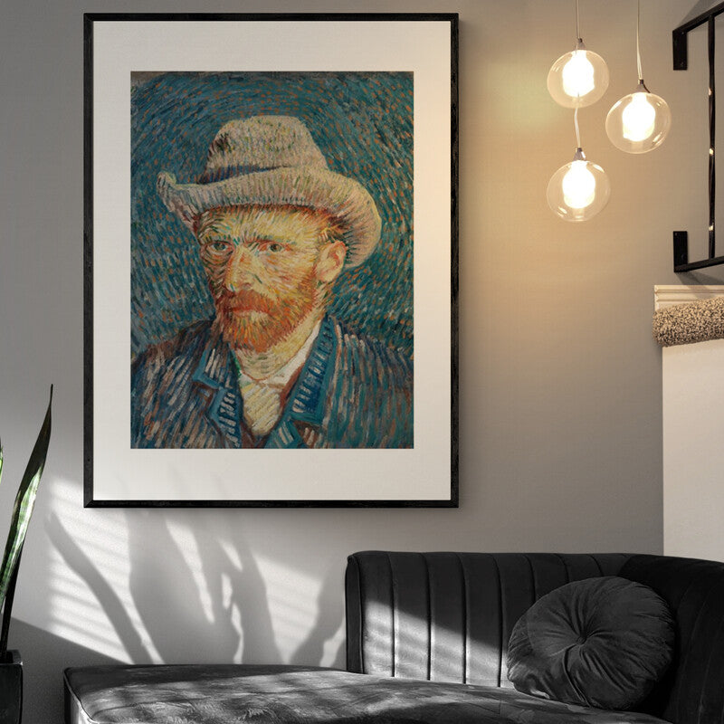 Poster in Lijst Zelfportret van Gogh