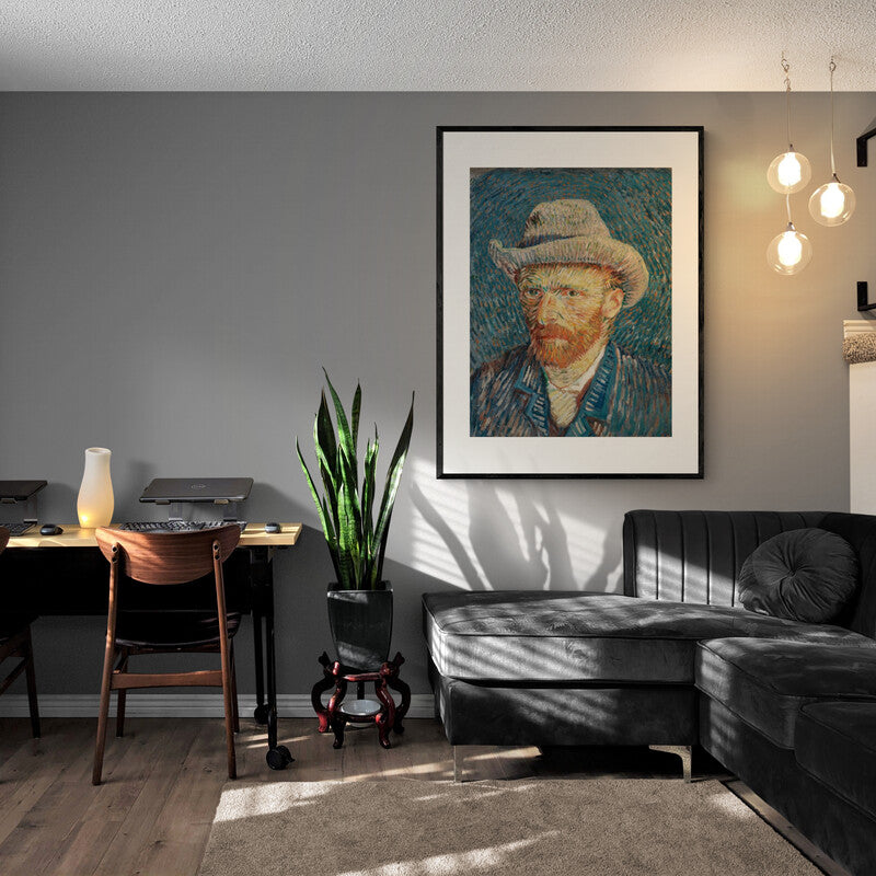 Poster in Lijst Zelfportret van Gogh