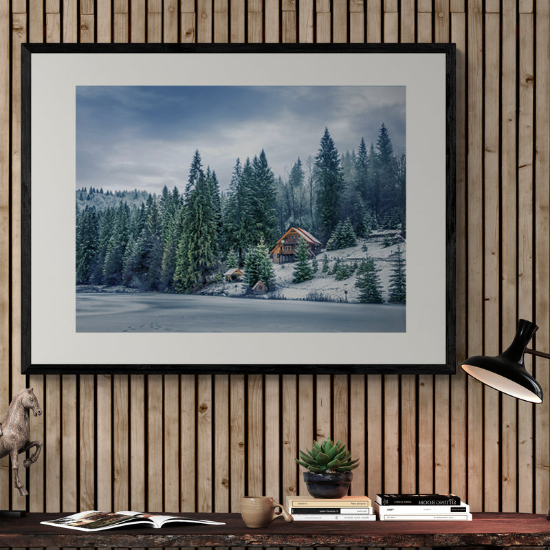 Poster in lijst Karpaten Winterwonder
