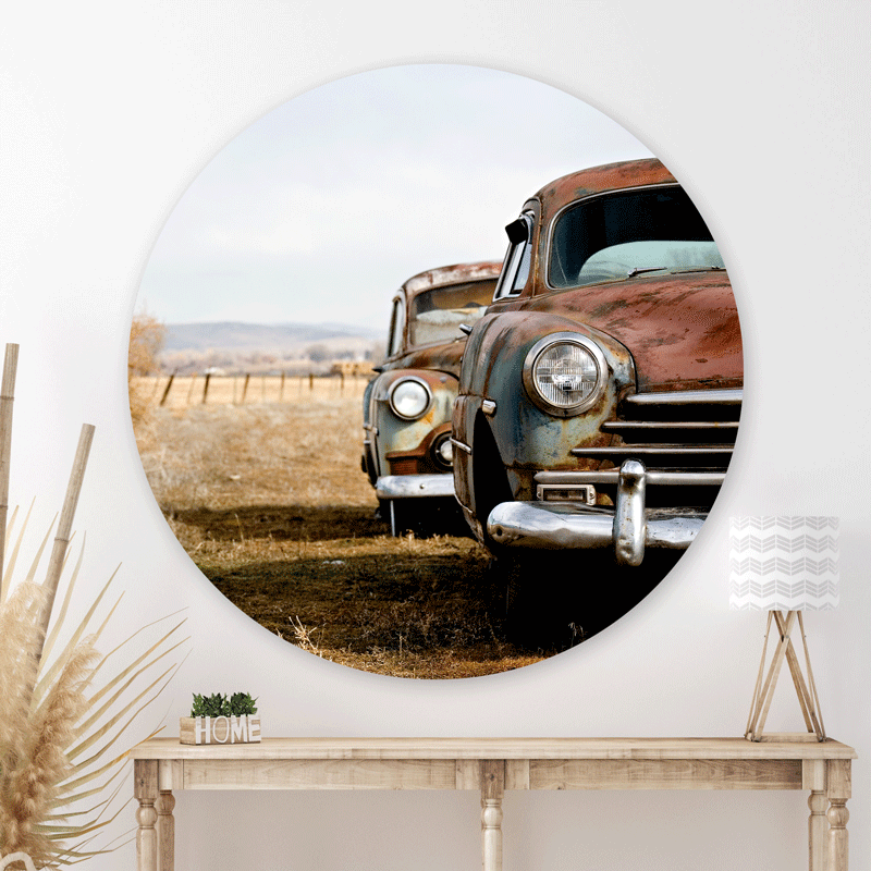 Schilderij Vintage Auto's