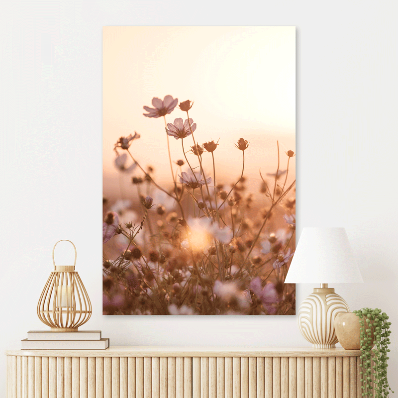 Schilderij Delicate Veldbloemen