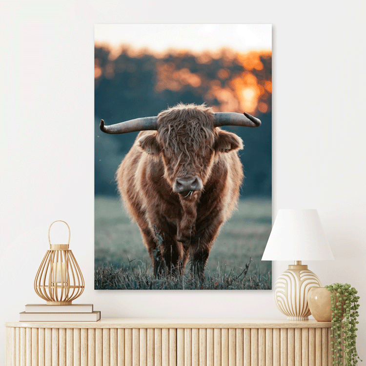 Schilderij Krachtig Grazend