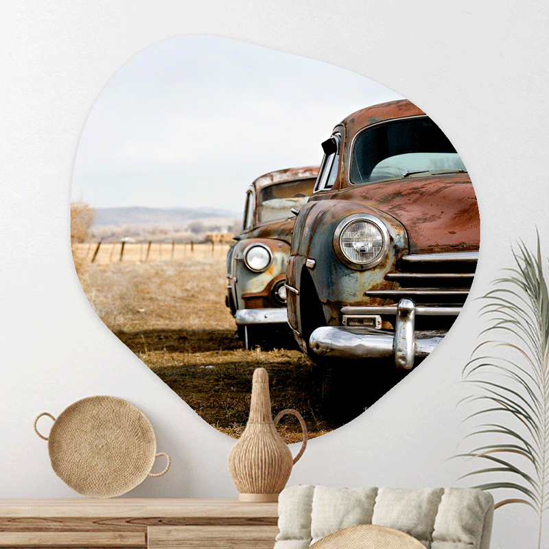 Wanddecoratie Organisch Vintage Auto's