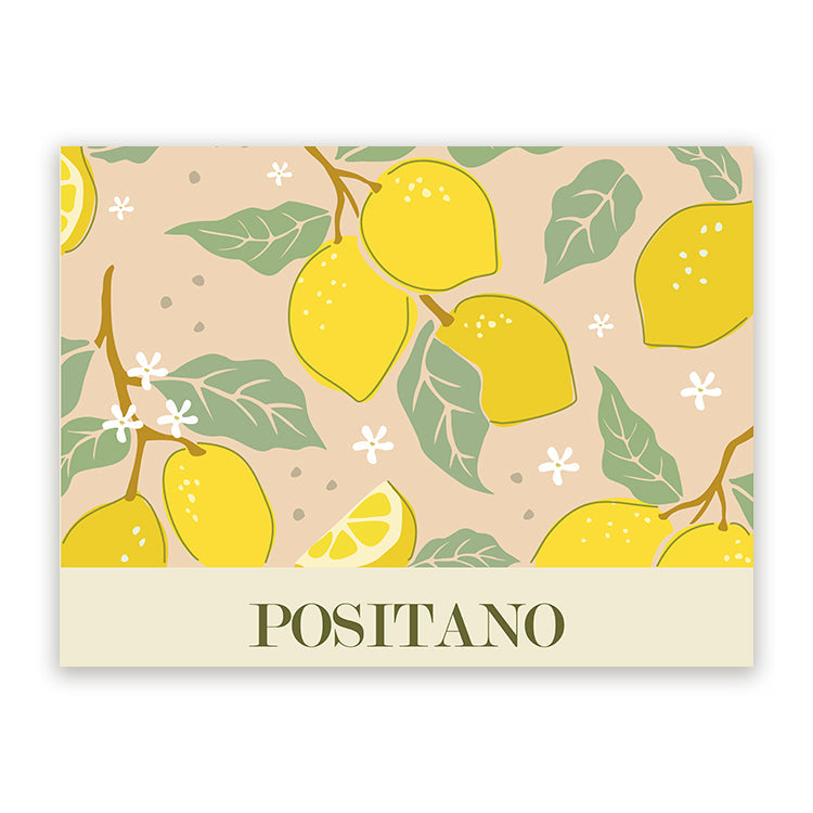 Schilderij Zomerse Citroenen uit Positano