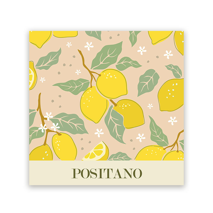Schilderij Zomerse Citroenen uit Positano