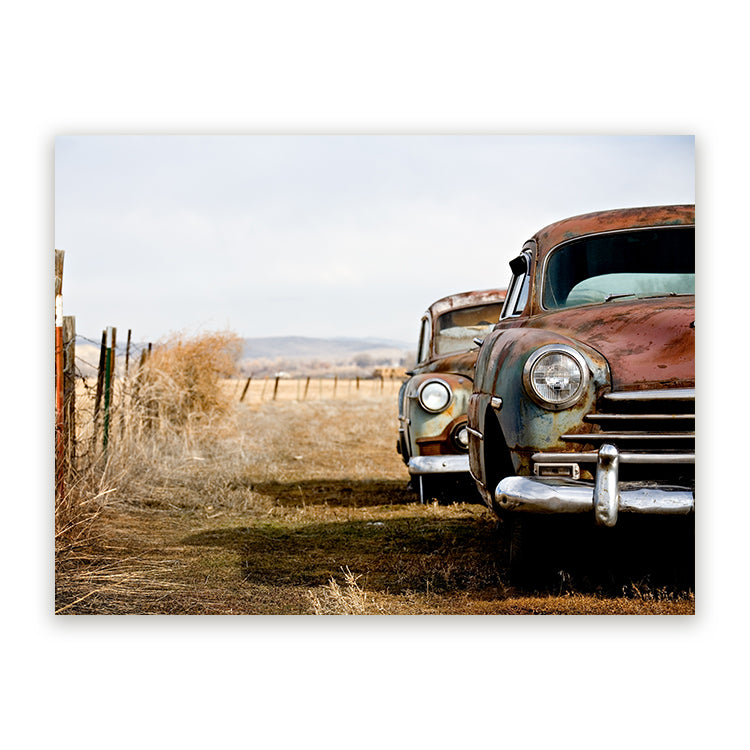 Schilderij Vintage Auto's