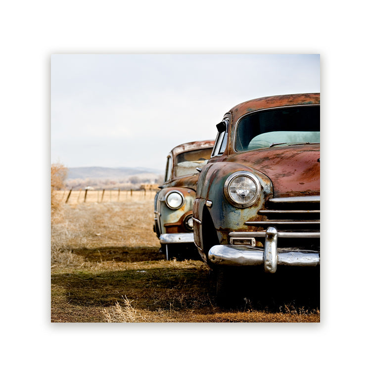 Schilderij Vintage Auto's