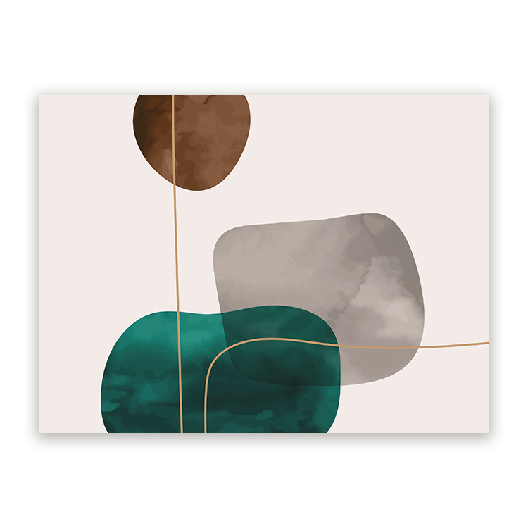 Schilderij Handgeschilderd Abstrakt No1