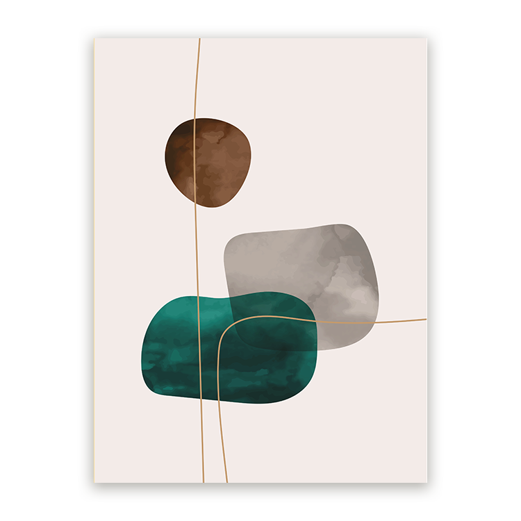 Schilderij Handgeschilderd Abstrakt No1