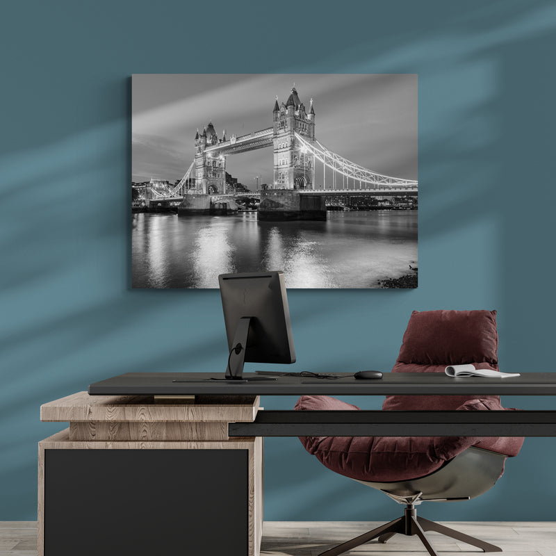 Schilderij Betoverend Licht op Tower Bridge