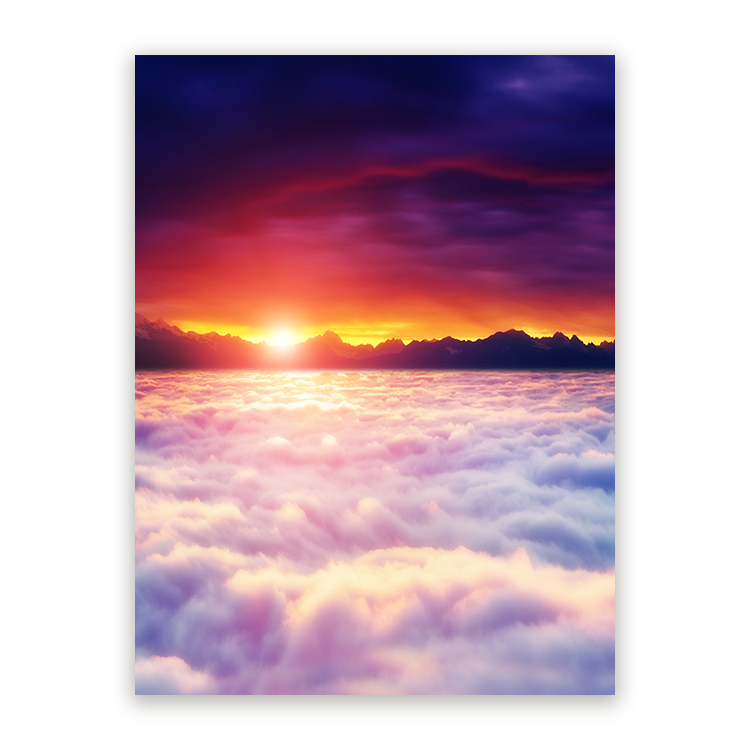 Schilderij Betoverende Zonsopkomst