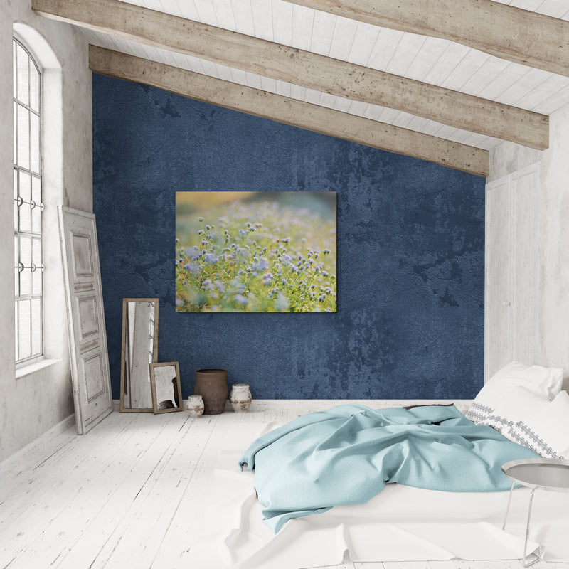 Schilderij Blauwe Weidepracht
