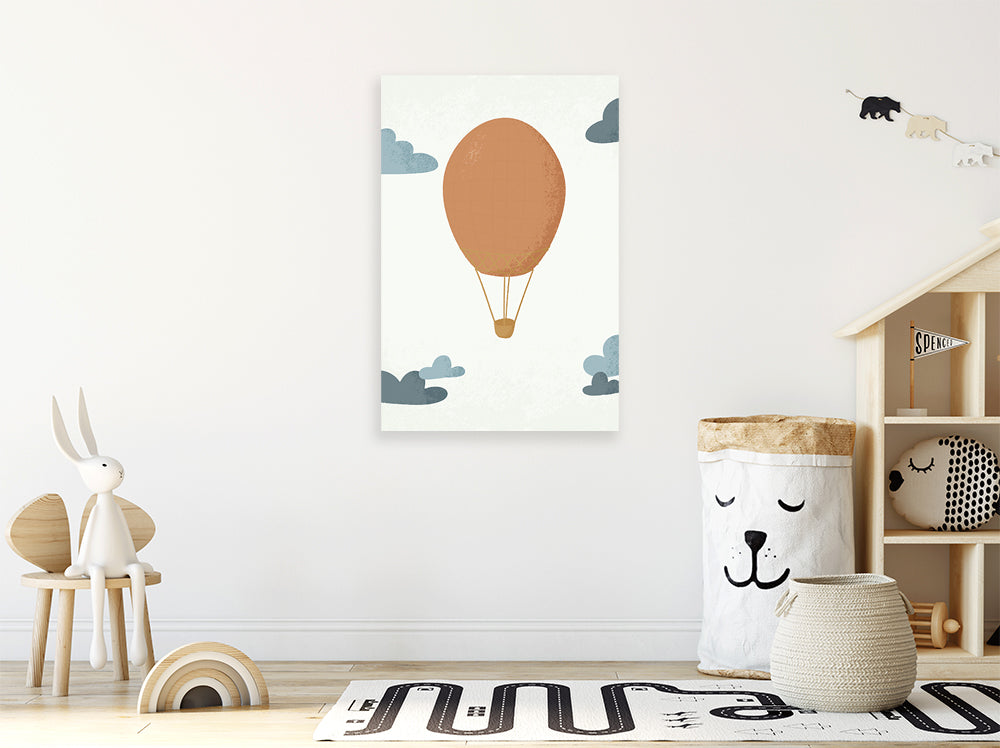 Schilderij Born to be Free Luchtballon