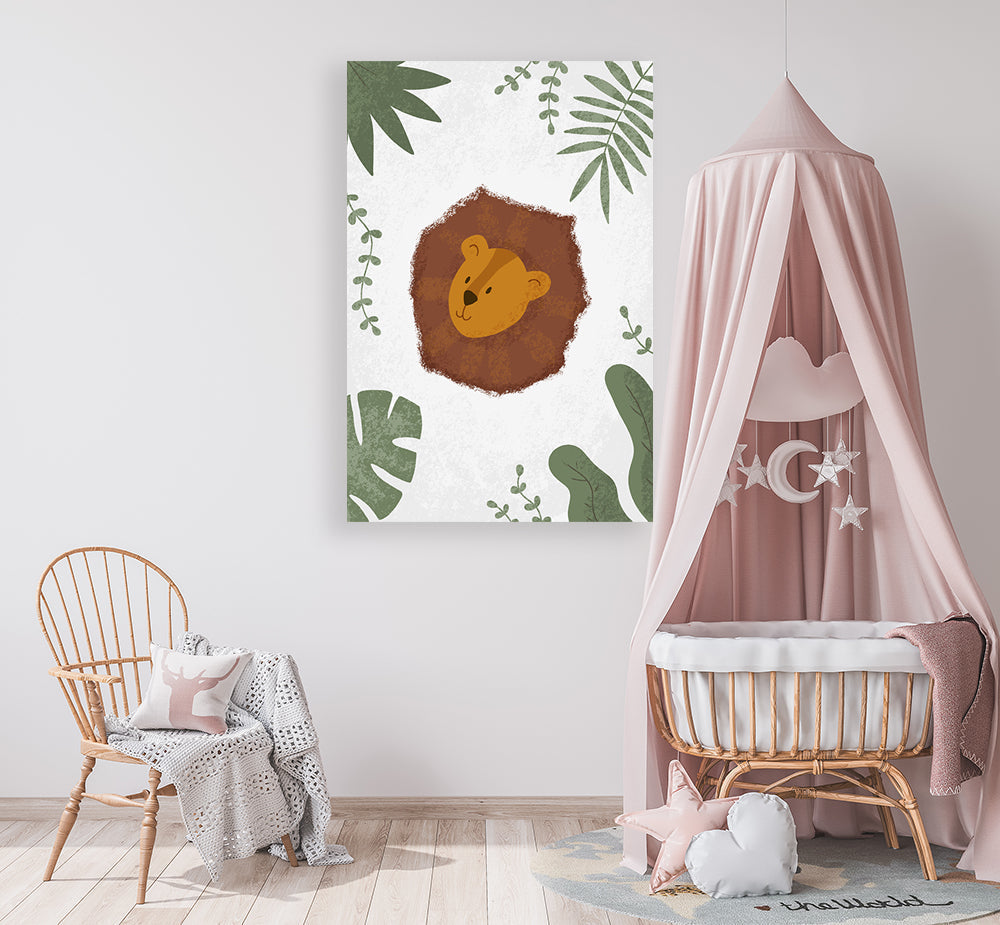 Schilderij Born to be Wild Leeuw