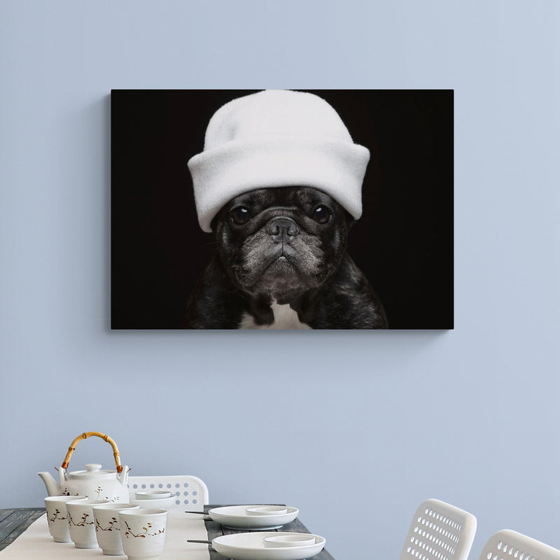 Schilderij Elegante Bulldog