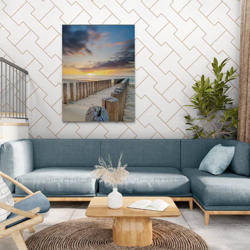 Schilderij Golfbrekers