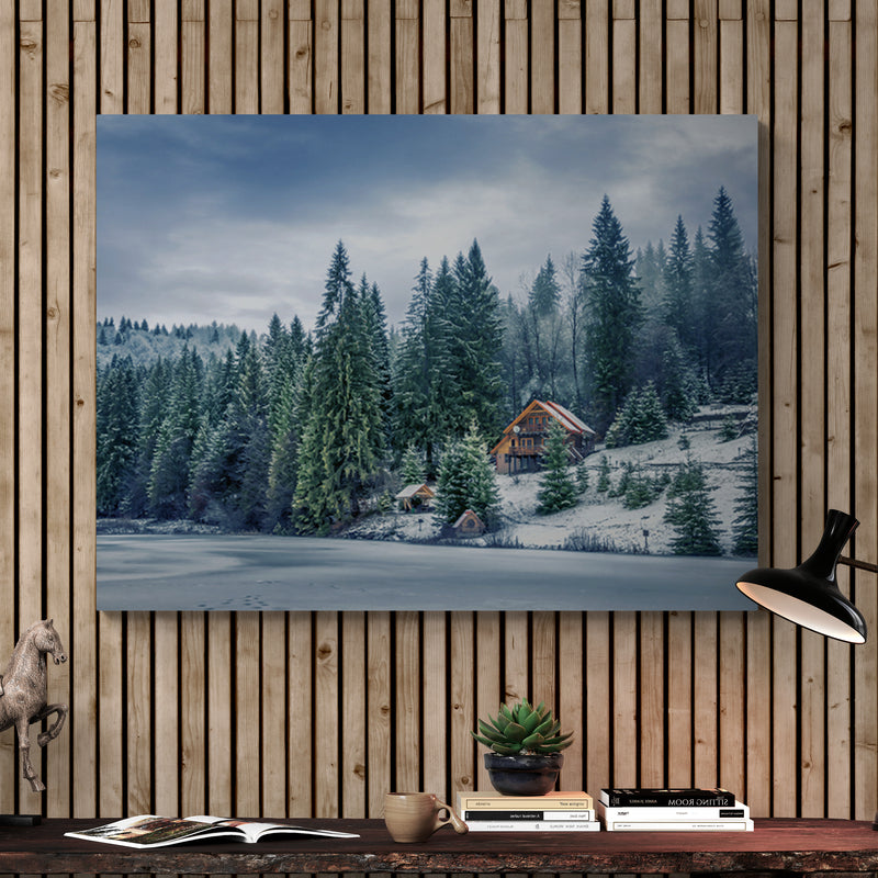 Schilderij Karpaten Winterwonder