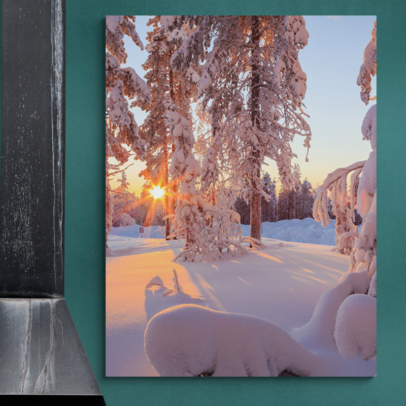 Schilderij Magisch Winterbos